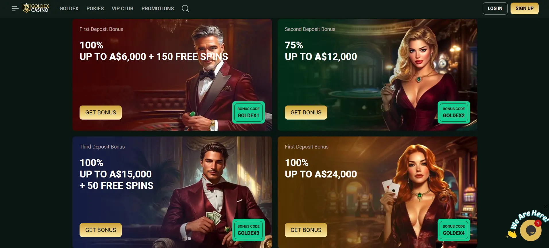 Goldex Casino promotions